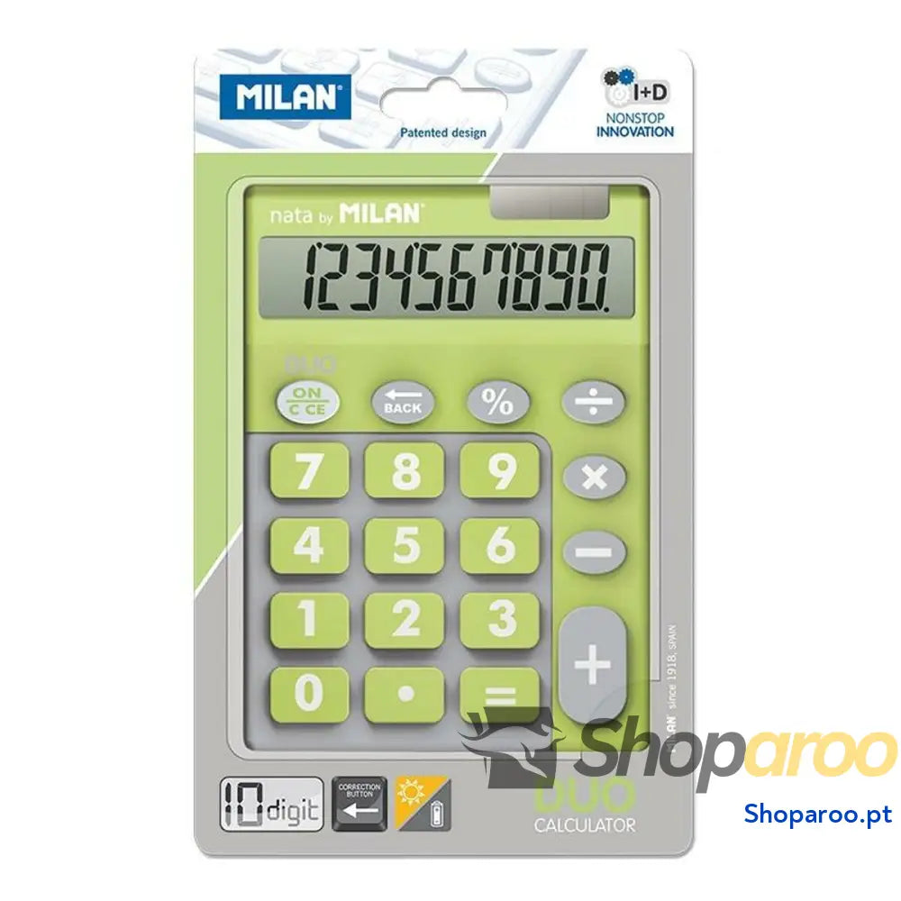 Calculadora Milan DUO Verde 14,5 x 10,6 x 2,1 cm