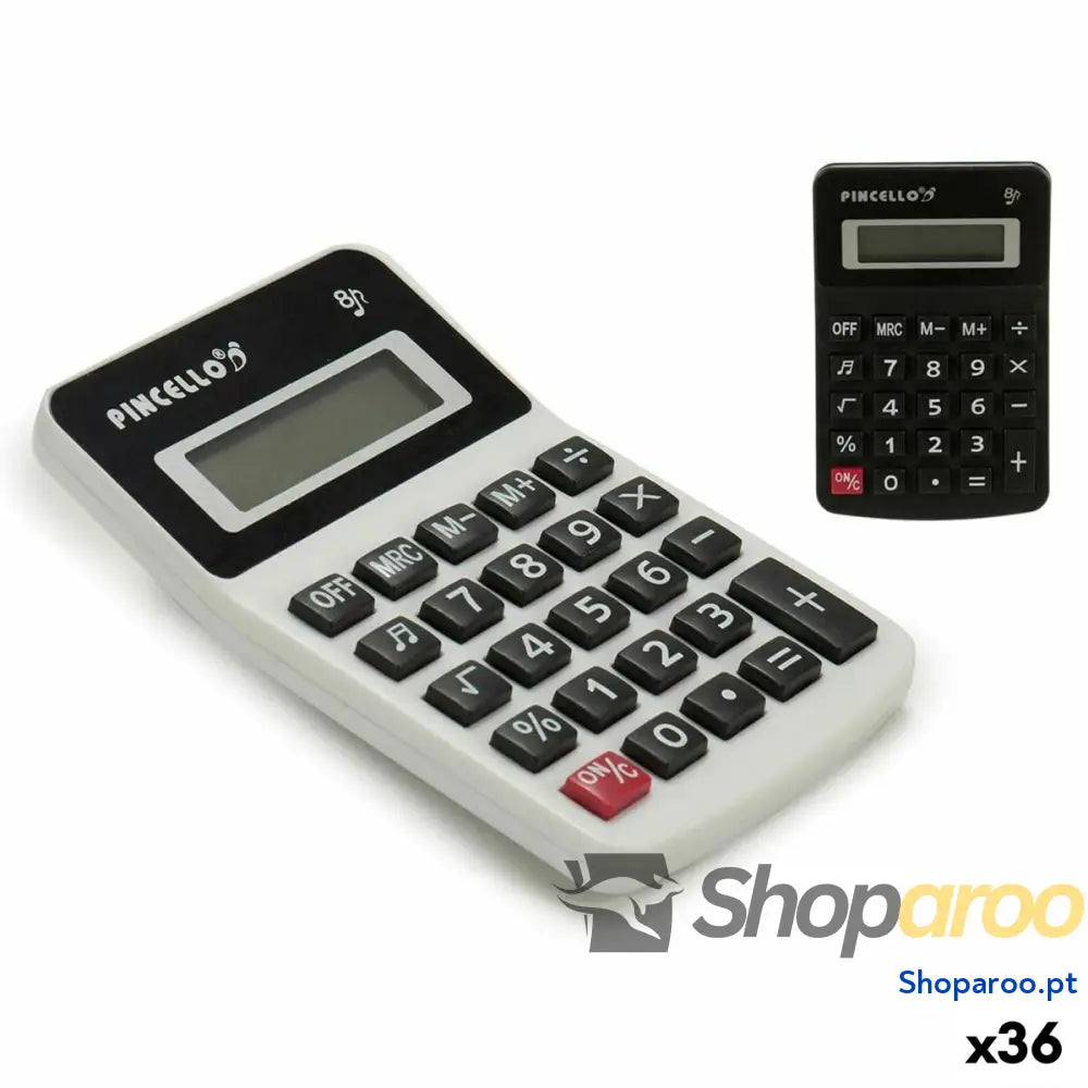 Calculadora Pincello CN-185A Preto Plástico Solar Pequeno