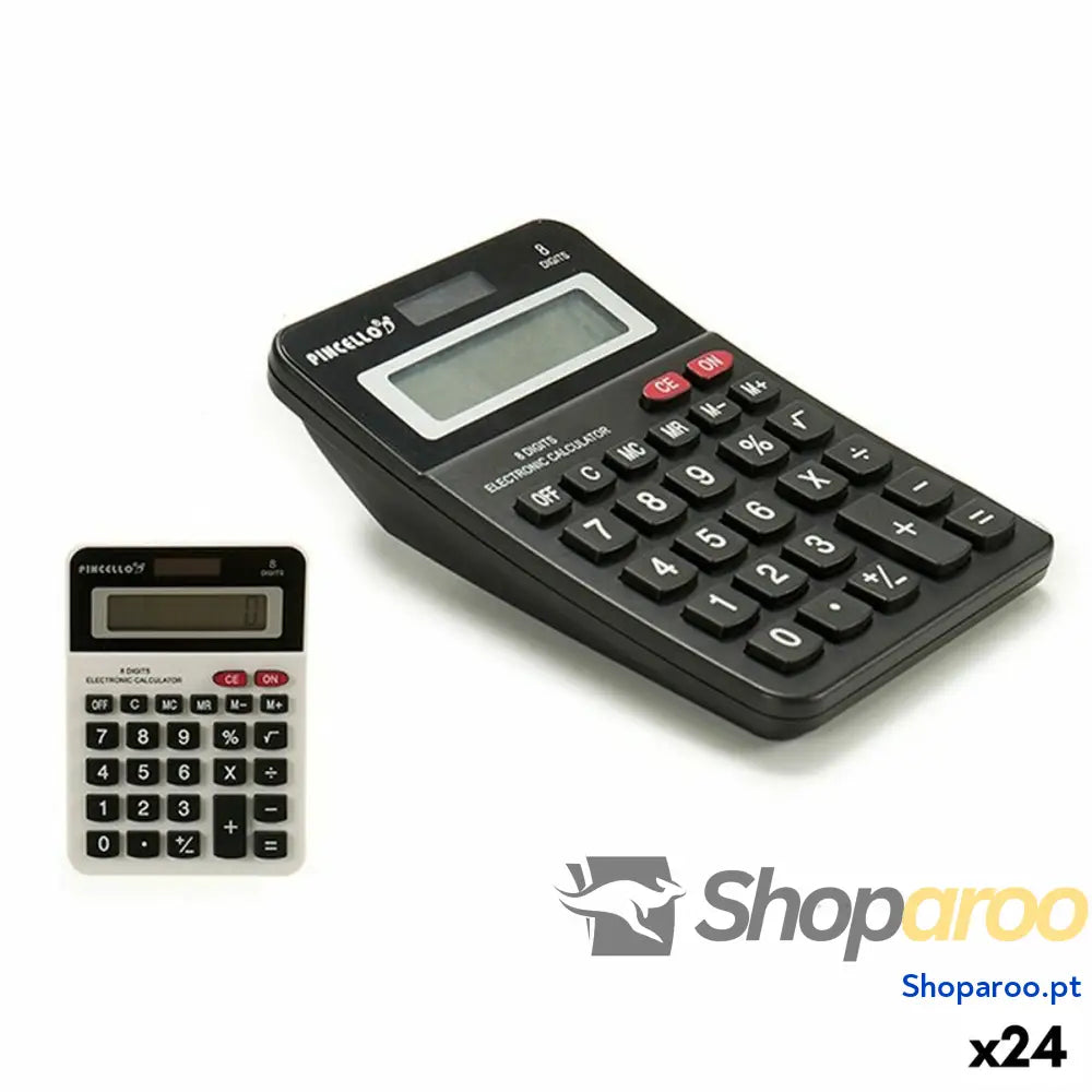 Calculadora Pincello CN5691 Preto Solar Médio (24 Unidades)