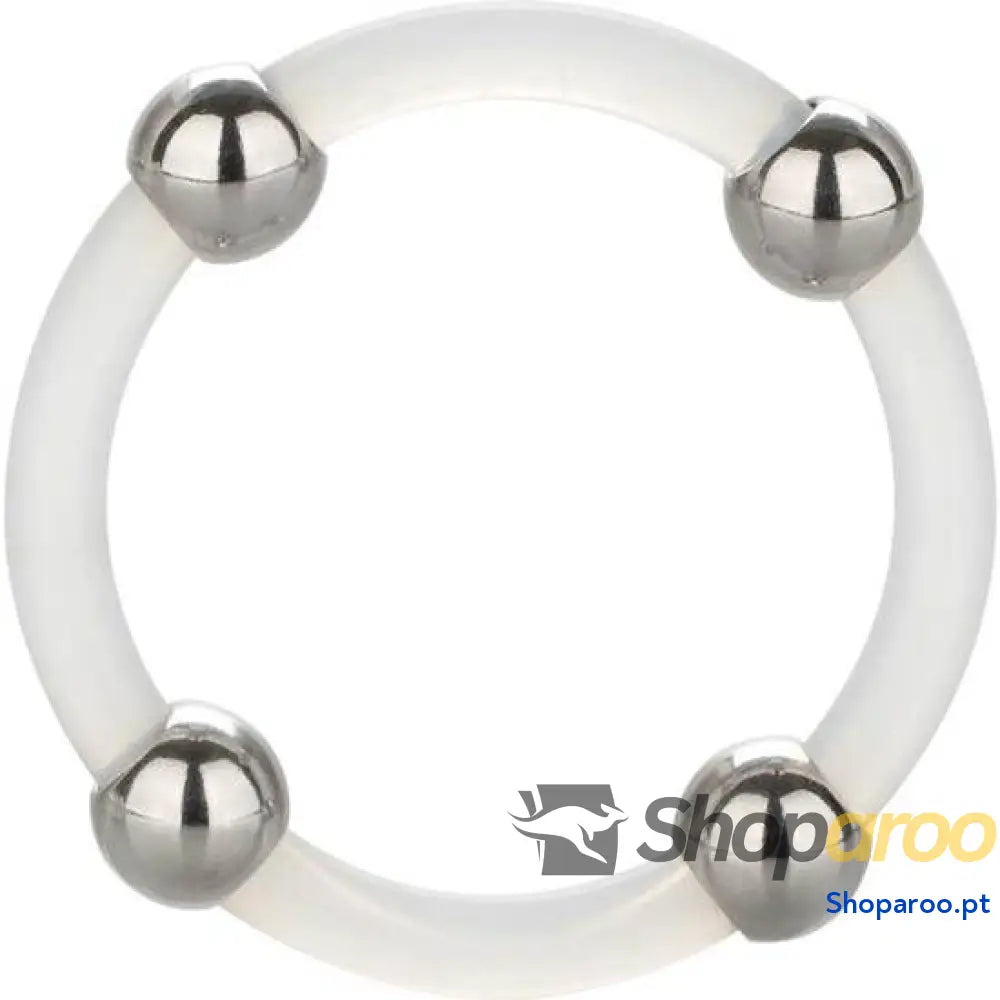 CALEXOTICS - ANEL DE SILICONE COM FRESAS DE AO L