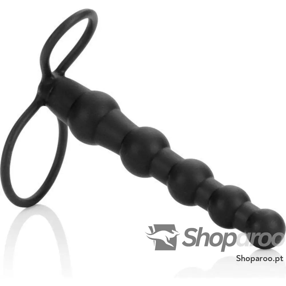 CALEXOTICS BEADED DUPLO PENETRADOR PRETO
