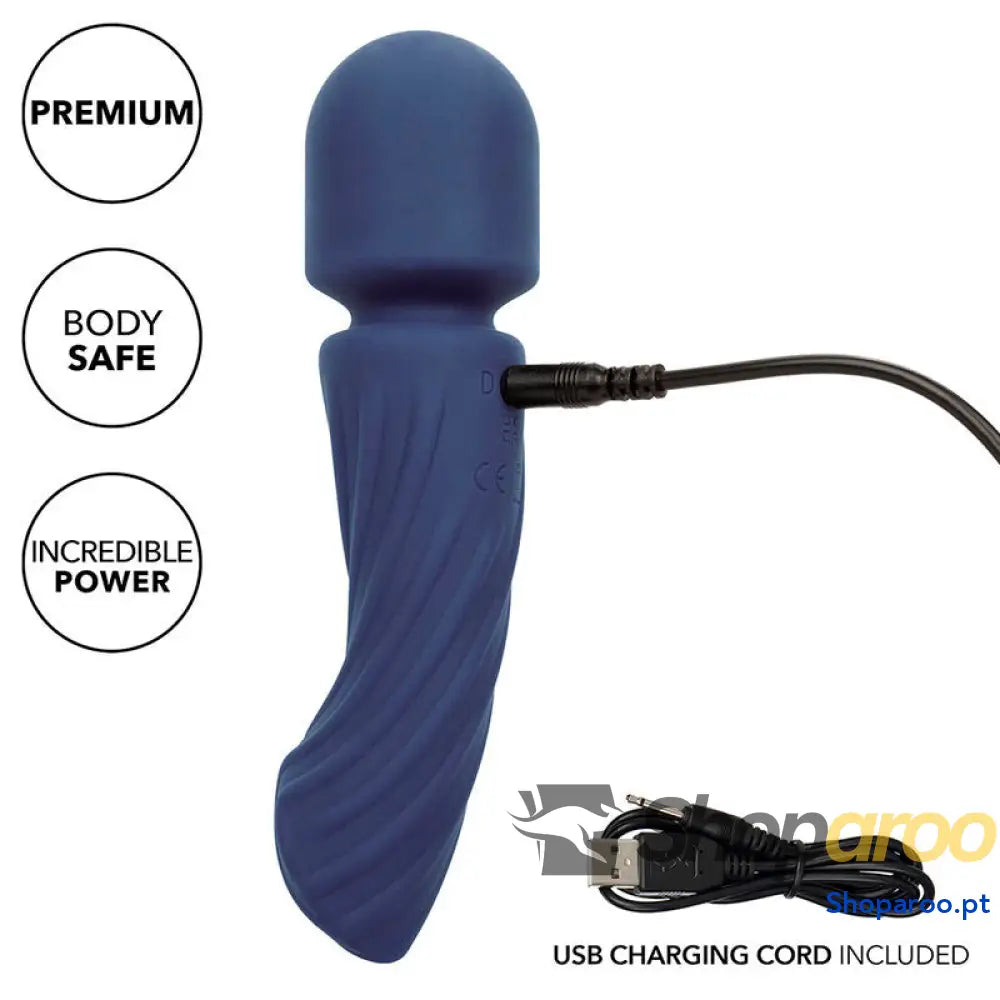 CALEXOTICS - CHARISMA ALLURE MASSAGER DUAL MOTORS 12 FUNÇÕES 17,25 CM X 4,5 CM ROXO