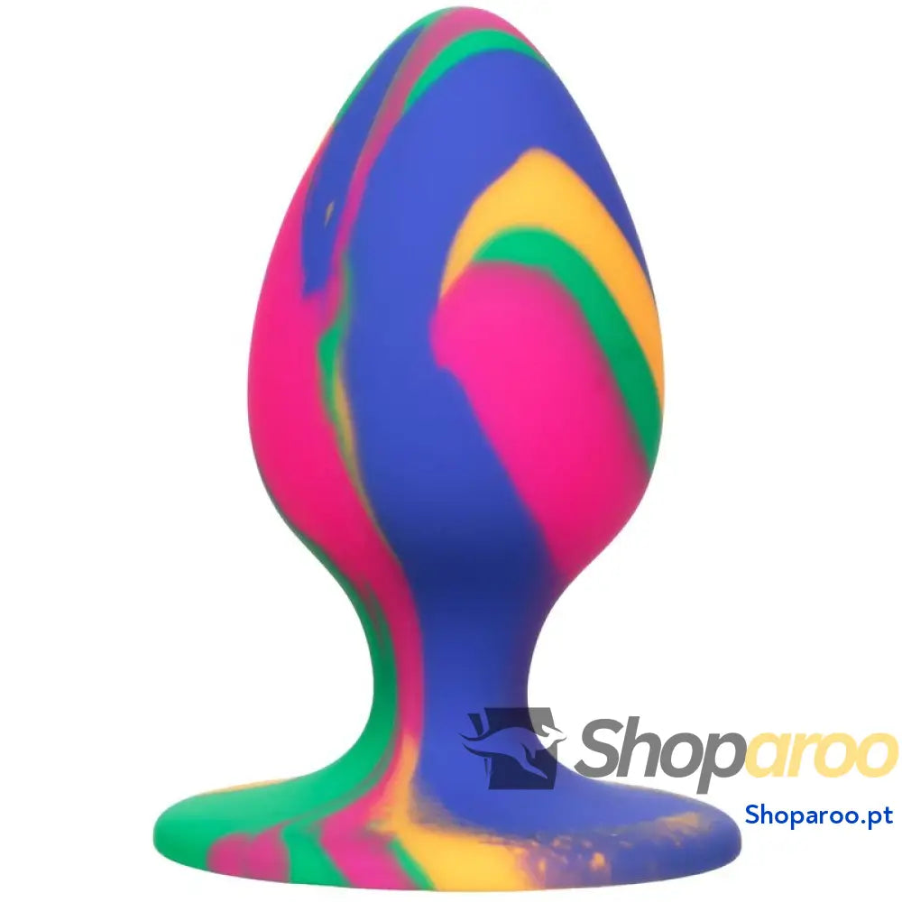 CALEXOTICS - CHEEKY MÉDIO TIE-DYE PLUG ANAL