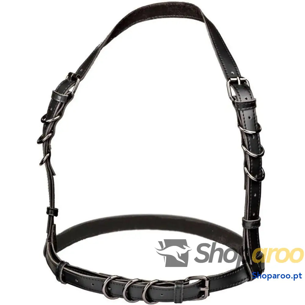 CALEXOTICS - EUPHORIA PLUS SIZE HALTER FIVELA ARNÊS PRETO