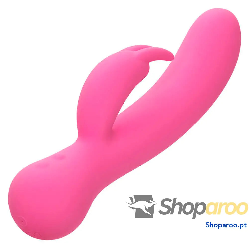CALEXOTICS - FIRST TIME VIBRADOR COELHO RECARREGÁVEL ROSA