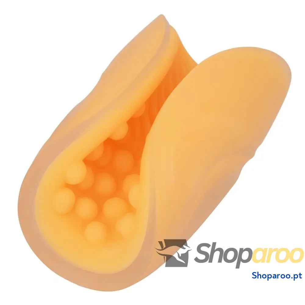 CALEXOTICS - MASTURBADOR BEADED GRIP LARANJA