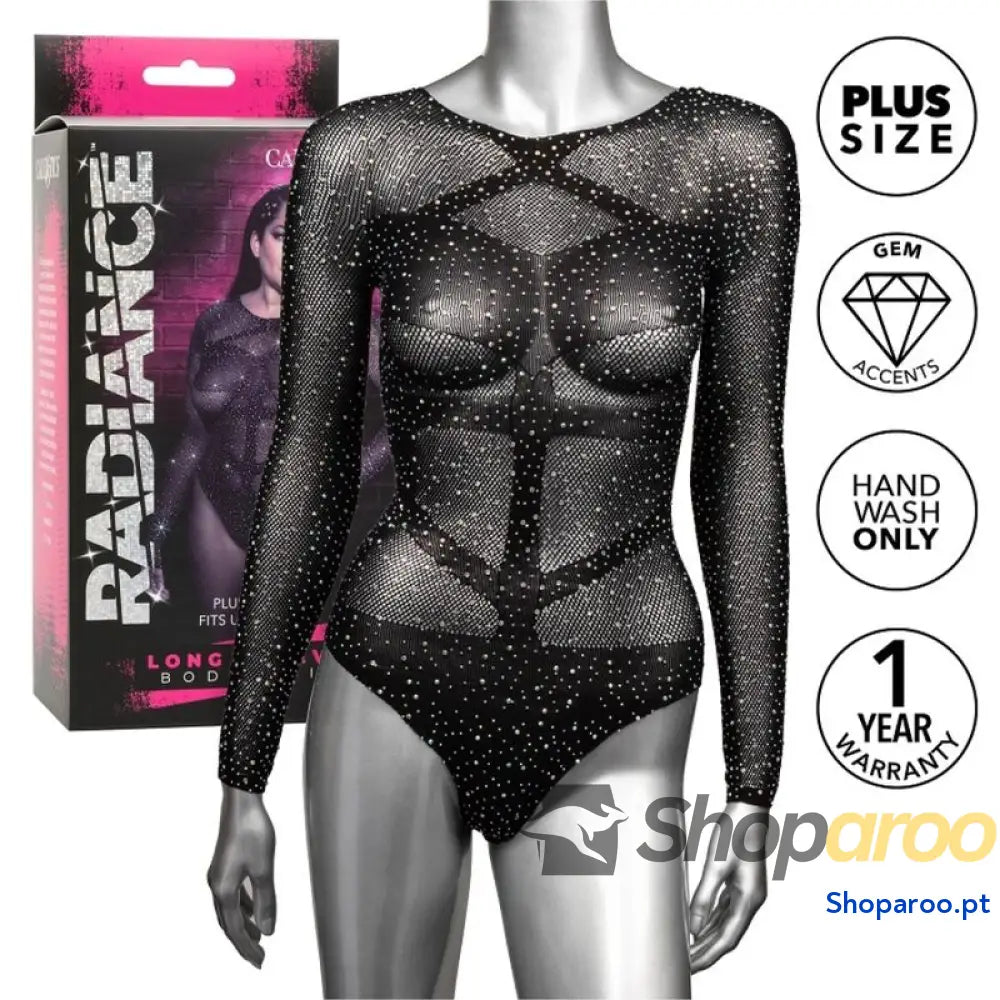 CALEXOTICS - RADIANCE BODY MANGA COMPRIDA RHINE PLUS SIZE