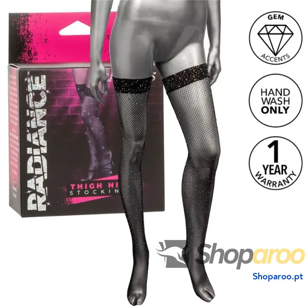 CALEXOTICS - RADIANCE MEIAS ALTAS COXAS RHINE