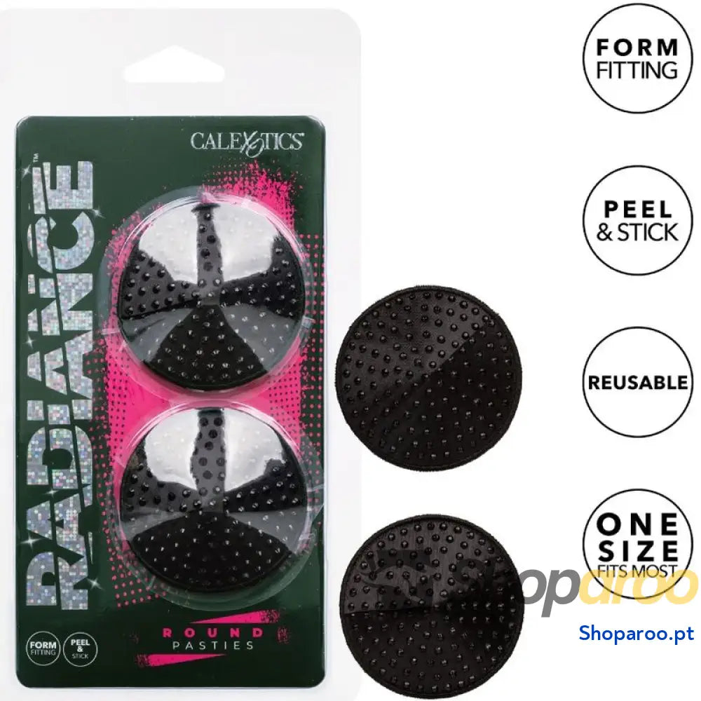 CALEXOTICS RADIANCE TAMPAS PARA BICOS DE JÓIAS EM FORMA REDONDA