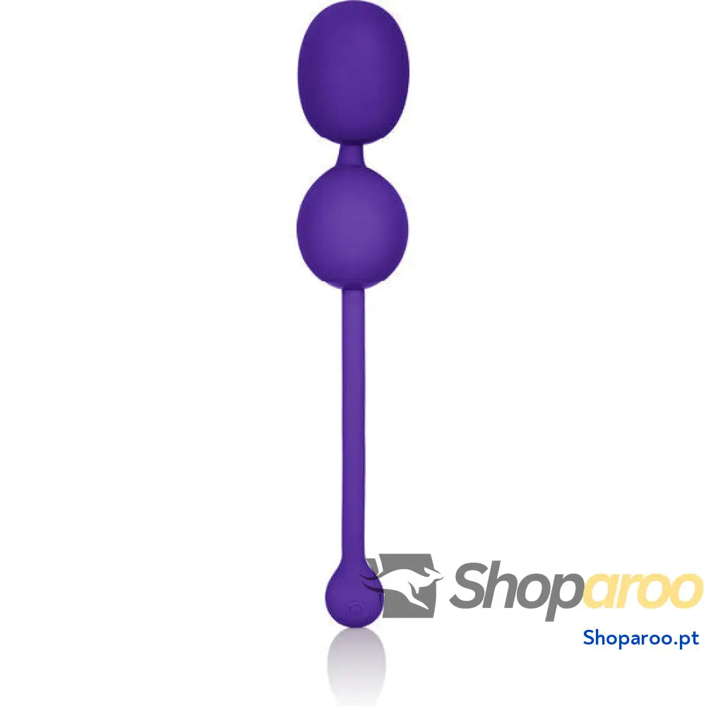 CALEXOTICS RECARREGVEL DUPLO KEGEL ROXO