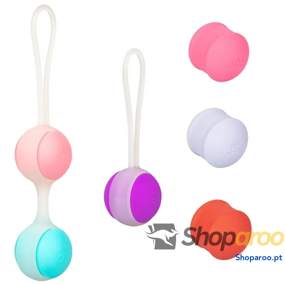 CALEXOTICS SHE OLOGY CONJUNTO BOLAS KEGEL INTERCAMBIVEIS