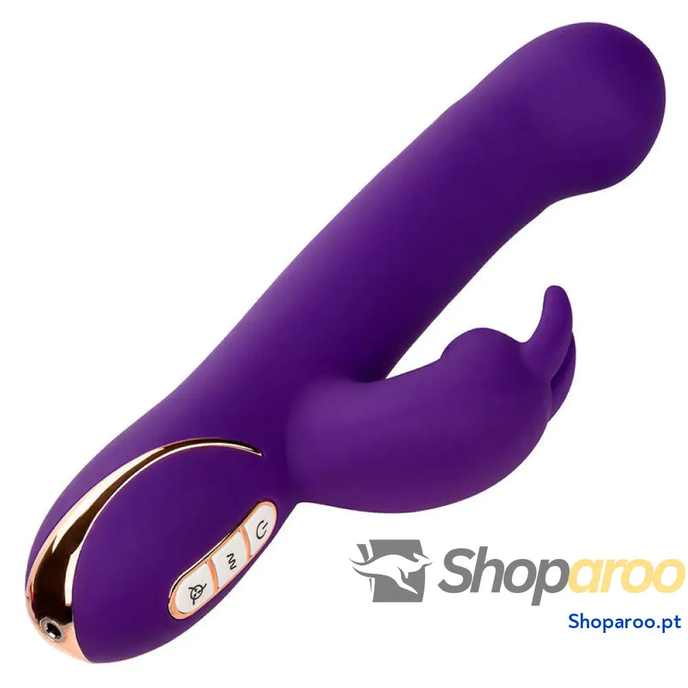 CALEXOTICS - VIBRADOR E ESTIMULADOR JACK RABBIT 7 NÍVEIS DE VIBRAÇÃO E ONDAS ESTIMULANTES AZUL