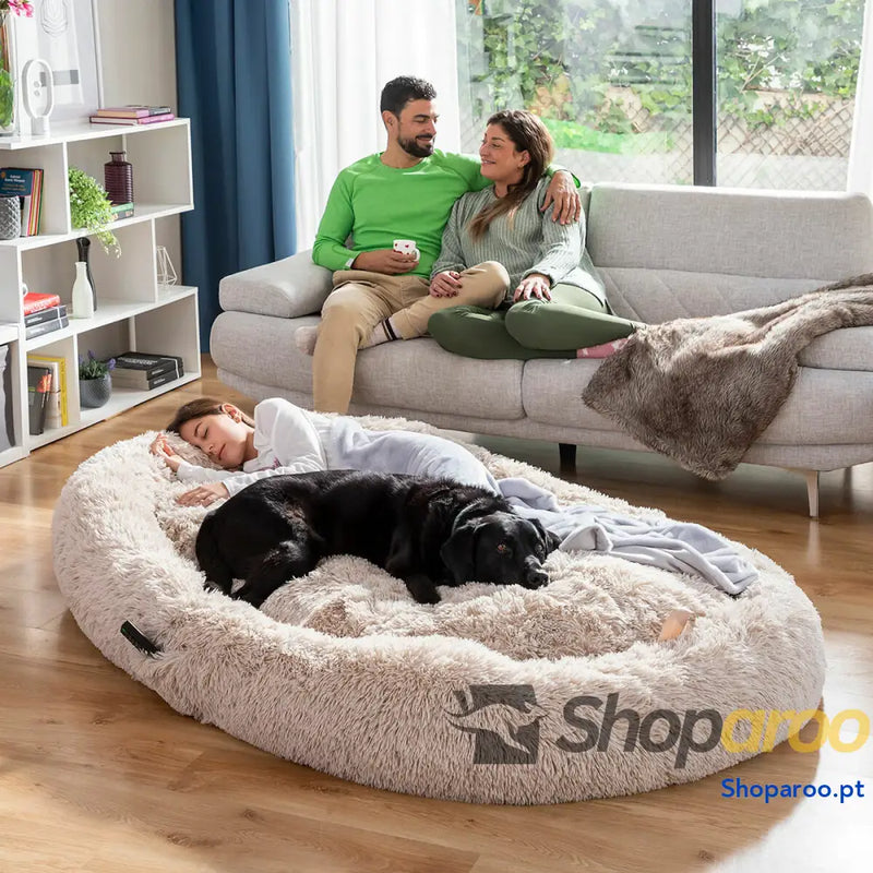 Cama de Cães para Humanos | Human Dog Bed XXL InnovaGoods Beige