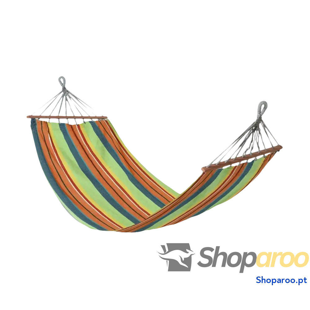 Cama de Rede 2 x 1 m Têxtil Multicolor