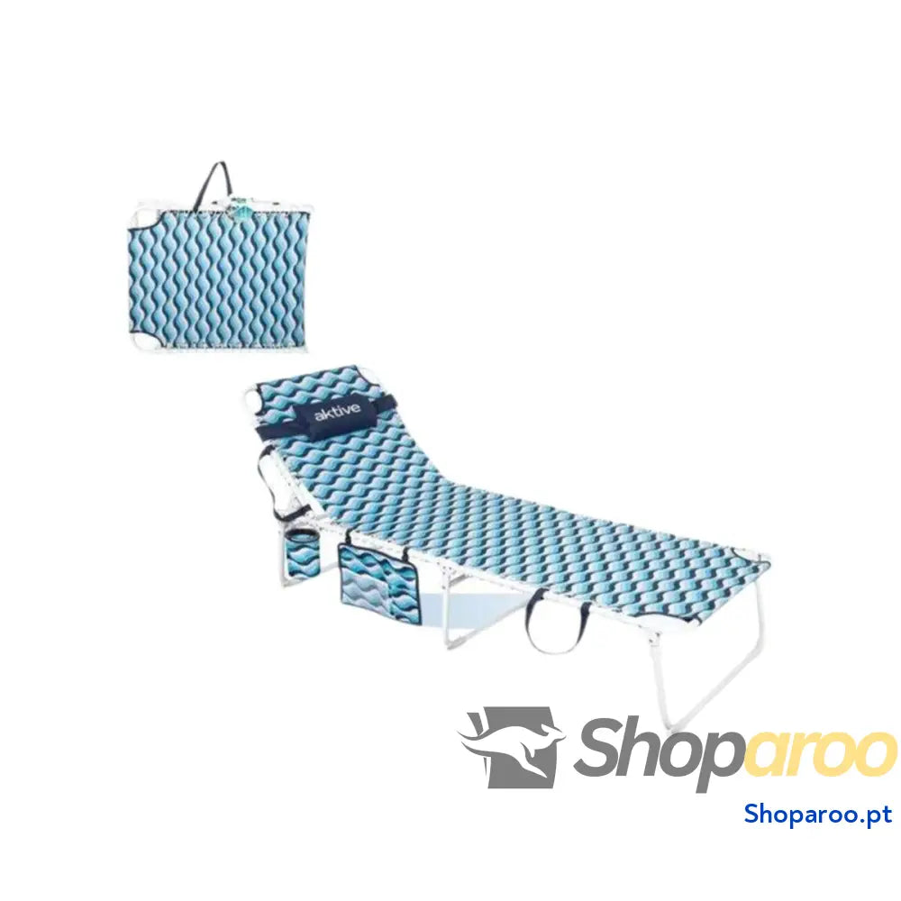 Cama de Rede Aktive Azul Aço 200 x 88 x 70 cm