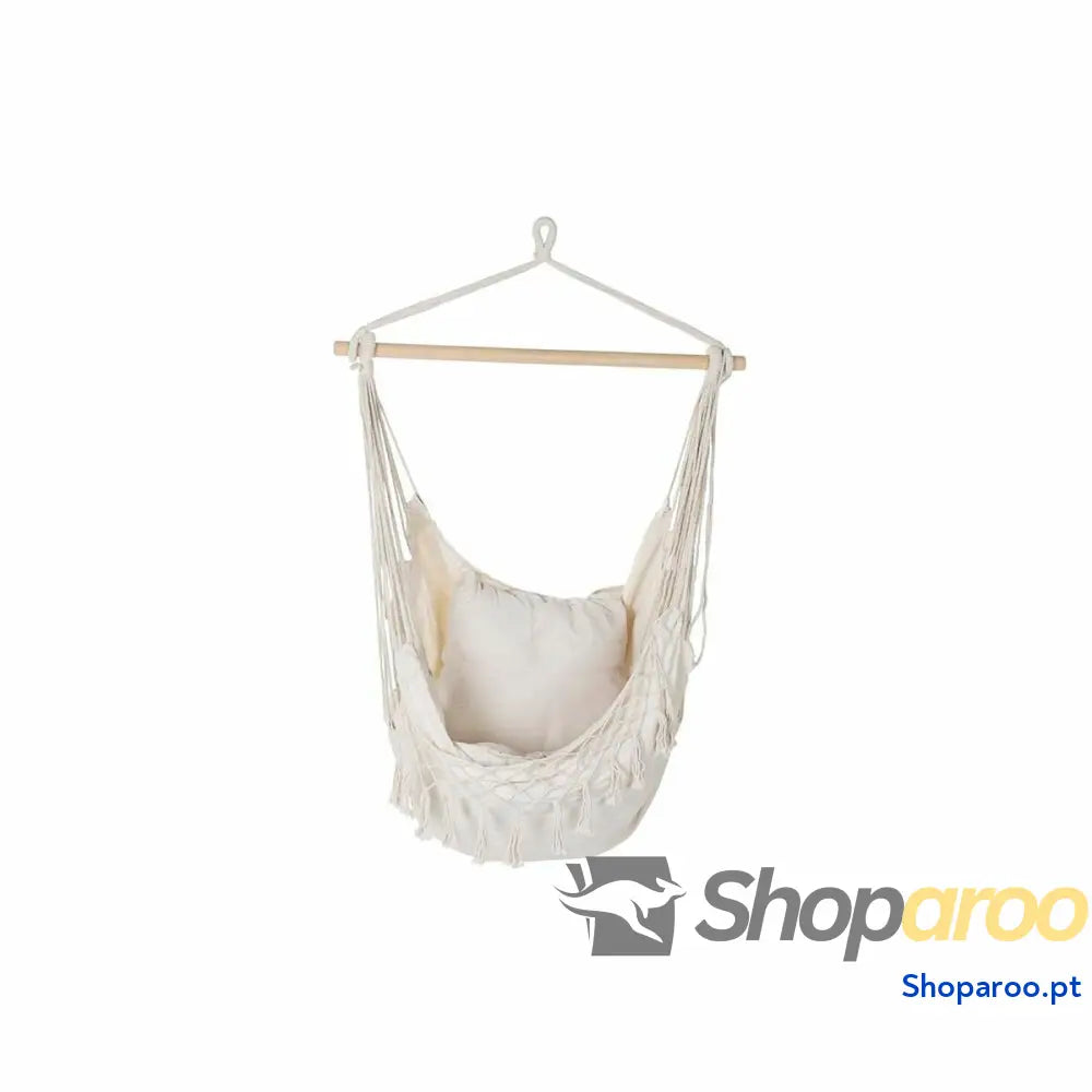 Cama de Rede DKD Home Decor Bege 90 x 90 x 135 cm (90 x 90 x 135 cm)