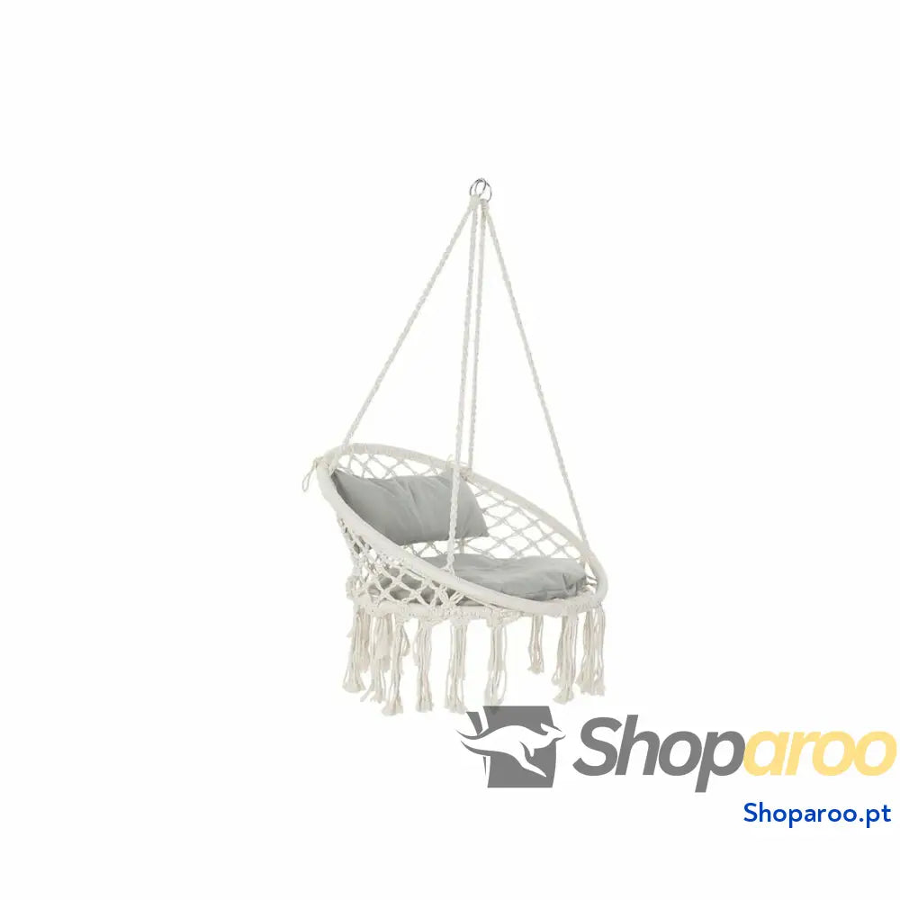 Cama de Rede DKD Home Decor Bege Cinzento Grená 82 x 62 x 123 cm (82 x 62 x 123 cm)