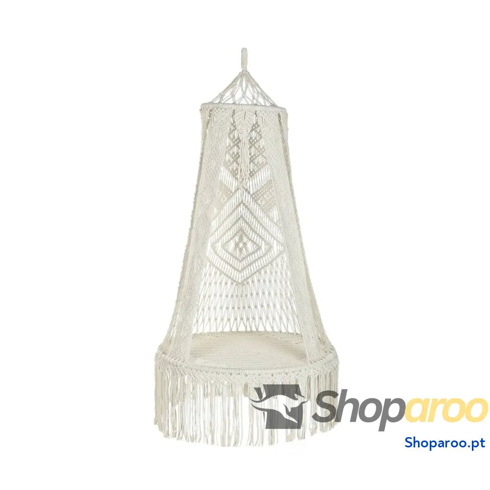 Cama de Rede Home ESPRIT Bege Algodão Urbana 82 x 82 x 170 cm
