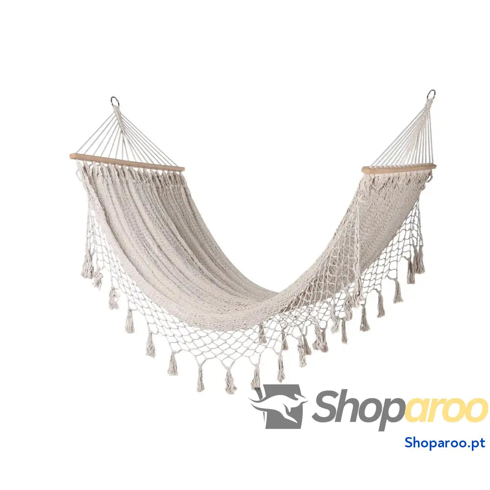 Cama de Rede Home ESPRIT Branco 100 x 200 x 5 cm