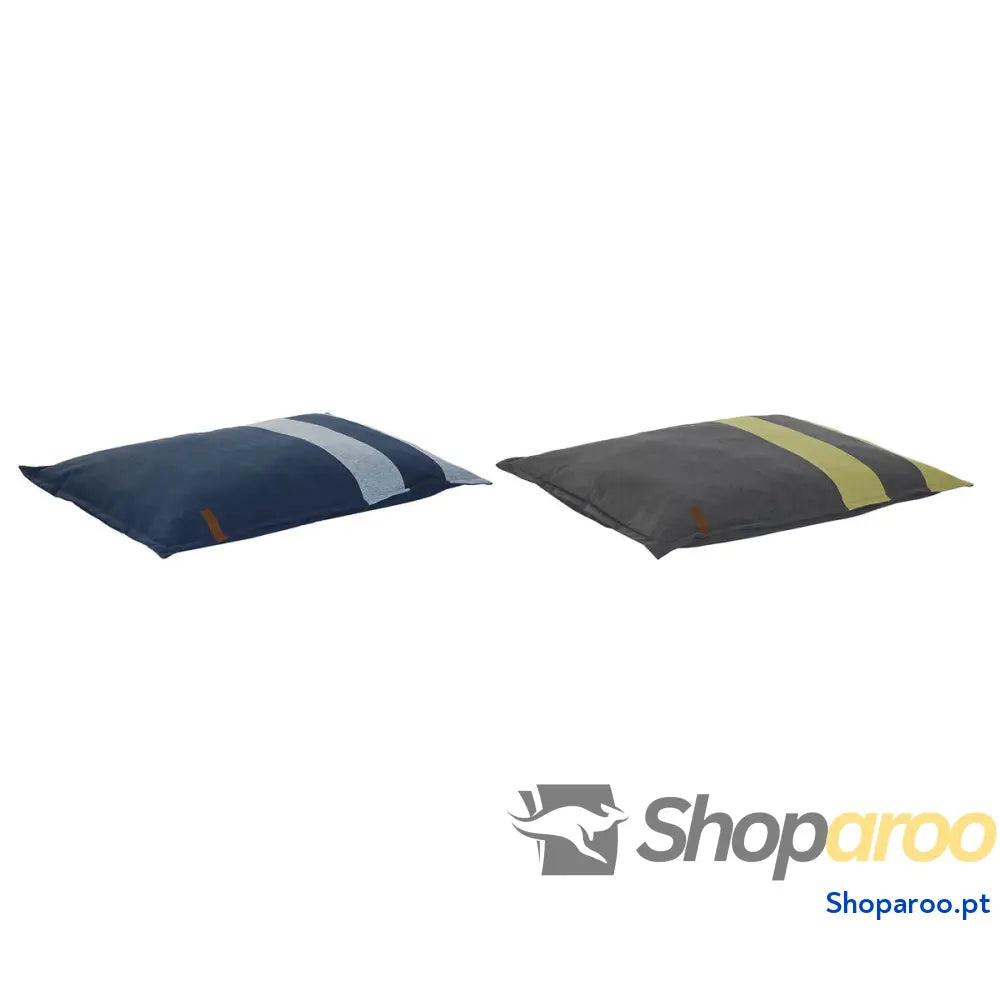 Cama para cães DKD Home Decor 90 x 10 x 70 cm 90 x 70 x 10 cm Cinzento Azul 2 Unidades