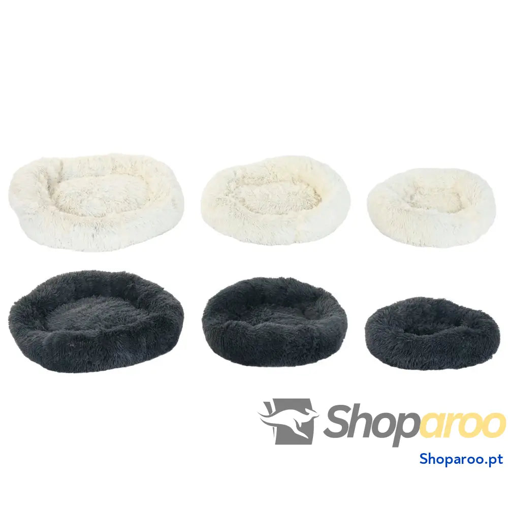 Cama para cães Home ESPRIT Branco Cinzento escuro 73 X 64 X 16 CM 2 Unidades