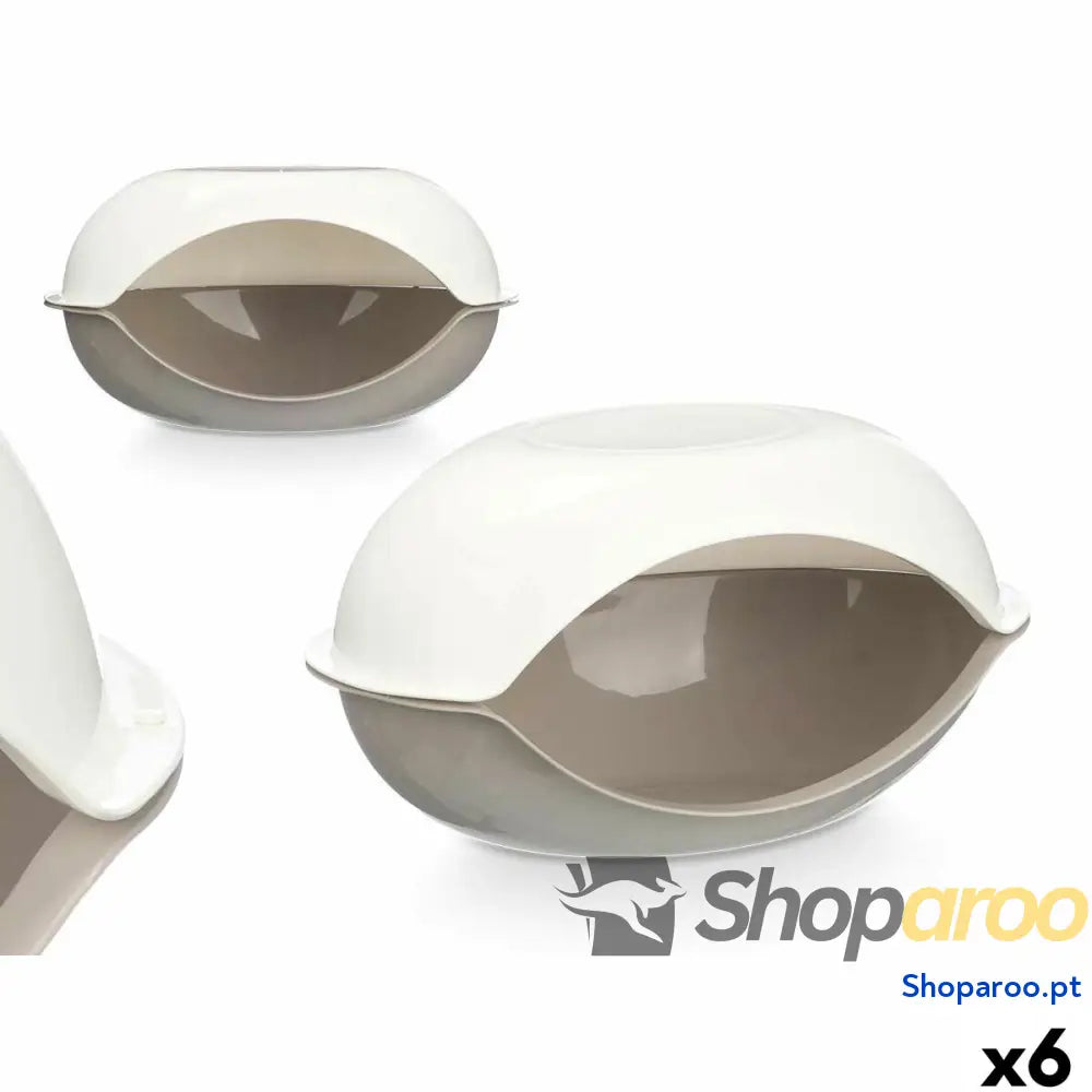 Cama para cães Mascow ARDNT-10 Branco Cinzento Plástico 58 x 32 x 37 cm 6 Unidades