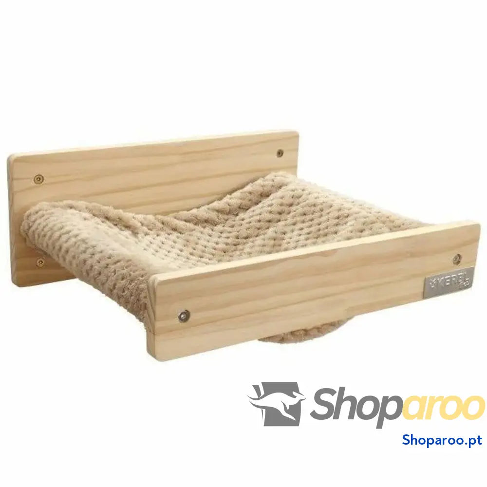 Cama para gato Kerbl TIMBER Bege