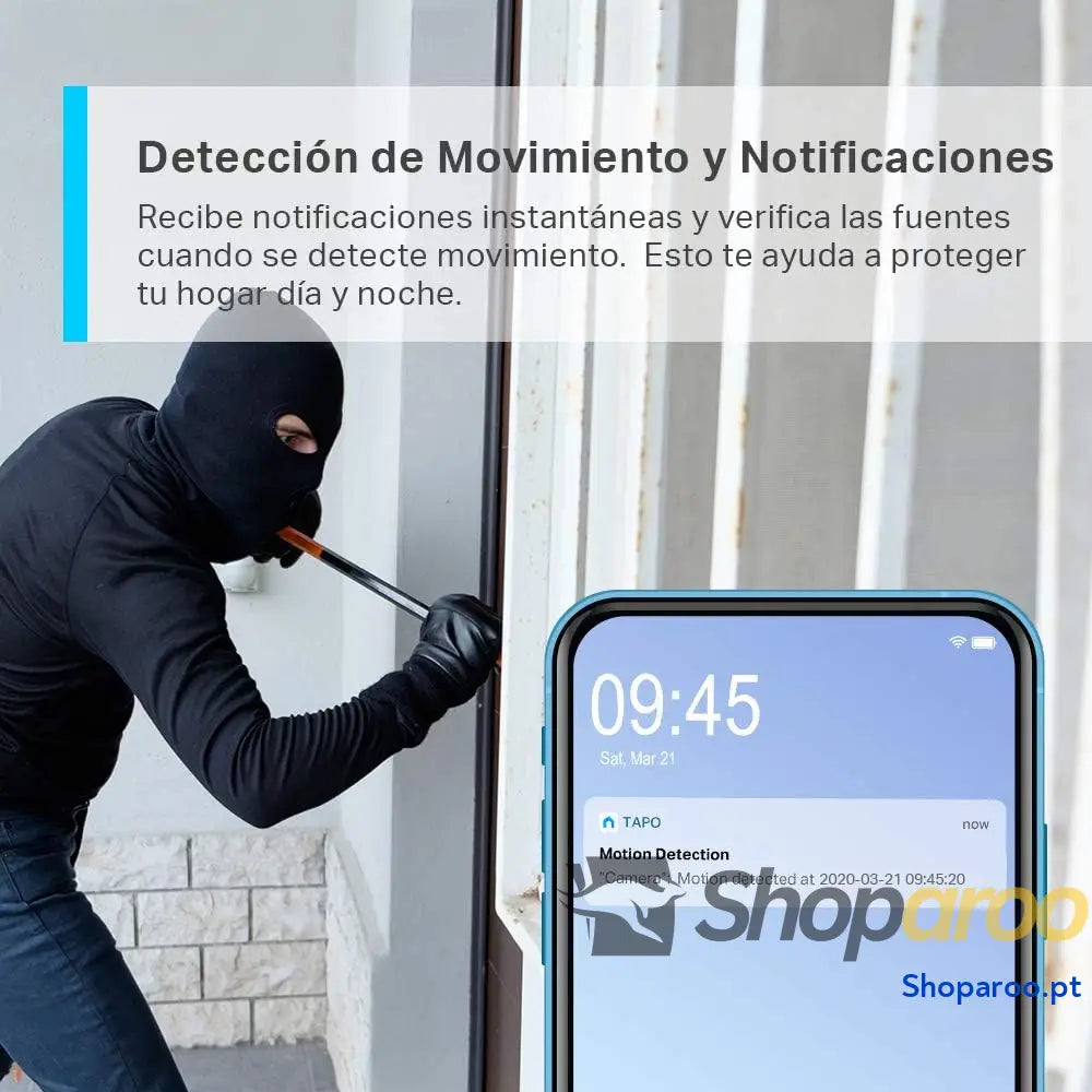 Câmara de vigilância WiFi exterior câmara 2K 3MP sem bateria IP66 à prova água e poeira até 30 m visão noturna deteção