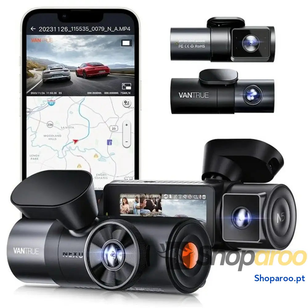 Câmara Desportiva para o Carro Vantrue N5 Nexus 5