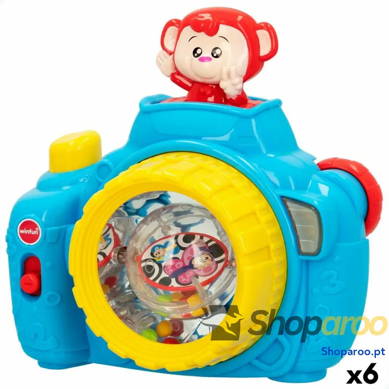 Câmara fotográfica infantil Winfun Azul 17 x 16,5 x 8 cm (6 Unidades)