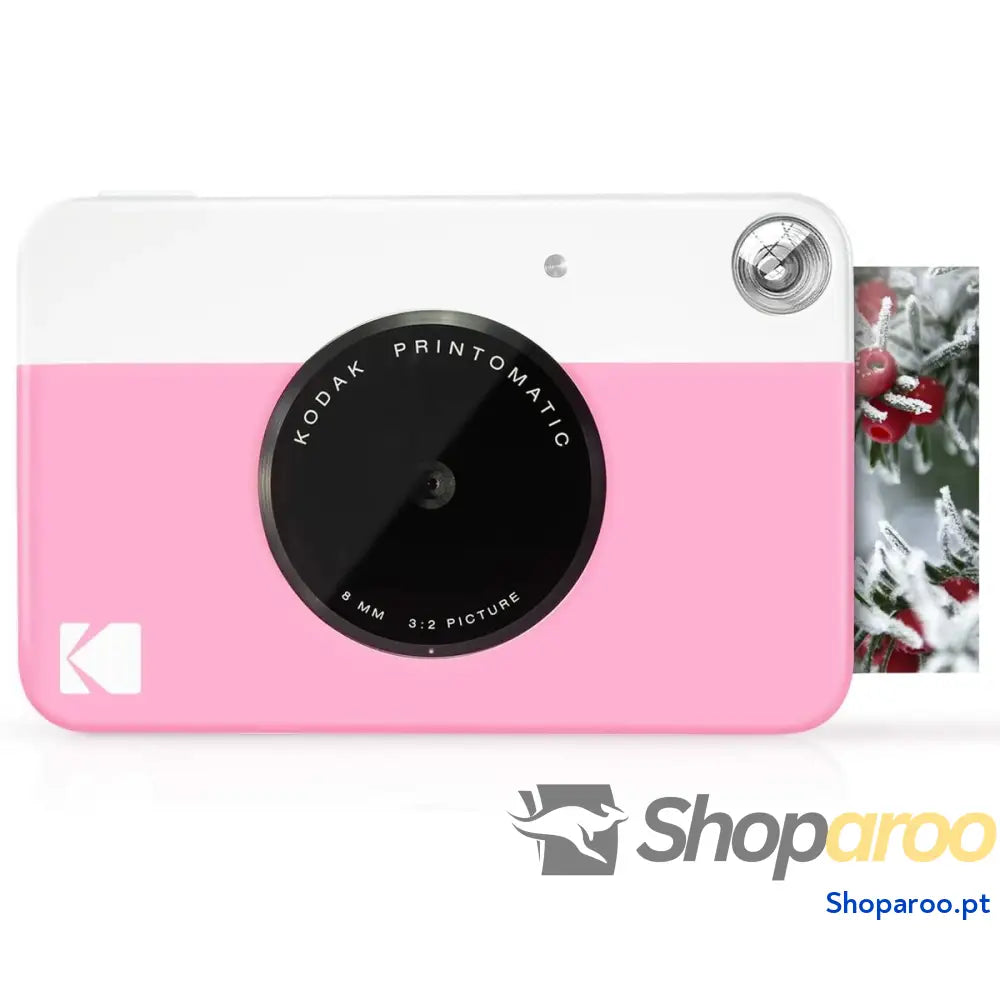 Câmara Instantânea Kodak PRINTOMATIC Cor de Rosa