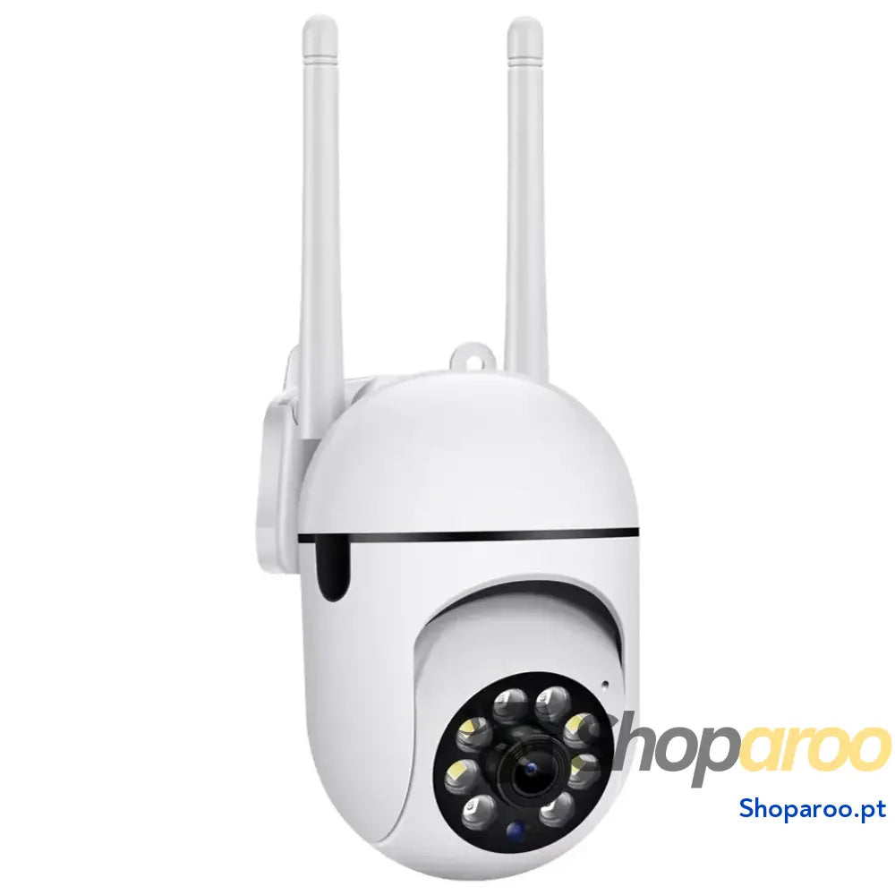 Câmara PTZ Wi-Fi 8MP com Zoom 4X Visão Noturna e Áudio Bidirecional