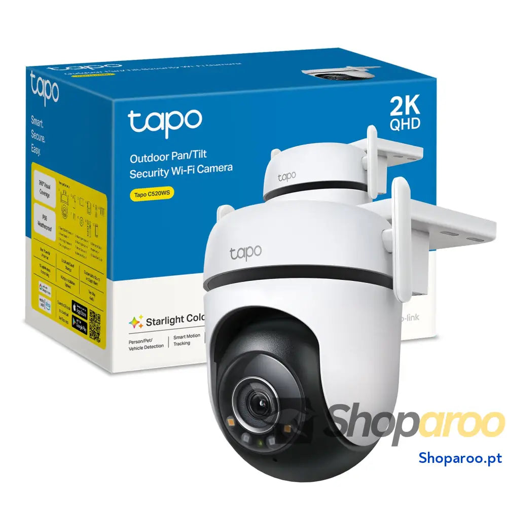 Cámara Seguridad Exterior 360° 3K 5MP Visión Nocturna Color Resistencia IP66 Alarma Sonora/Luz Detección AI