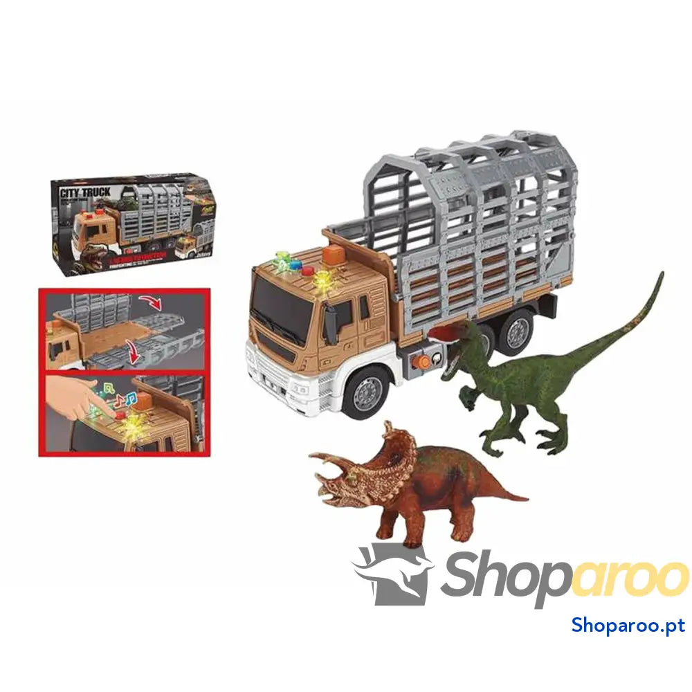 Camião 1:16 Dinossauros