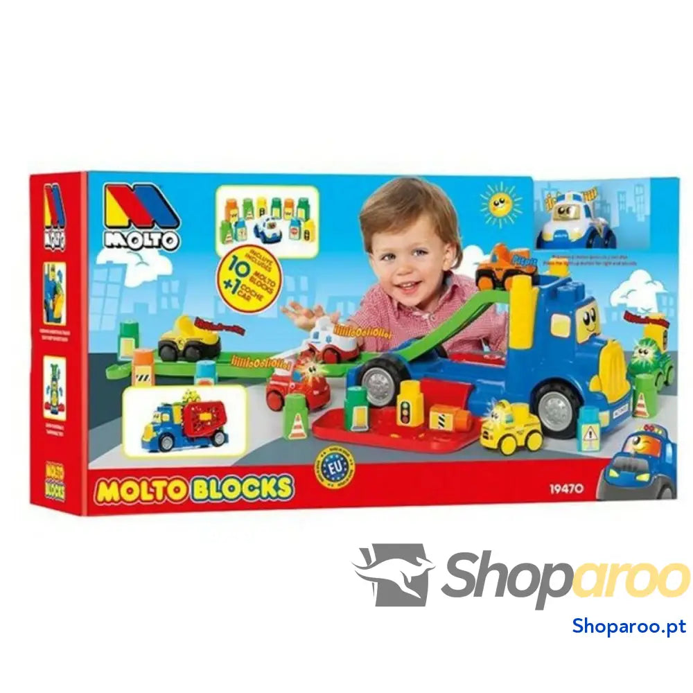 Camião com Blocos de Construção Moltó 19470 (82 cm) (10 pcs)