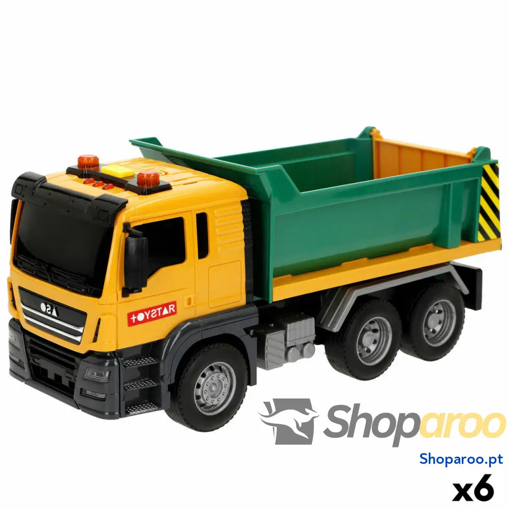 Camião com Luz e Som Speed & Go Leve 25 x 11 9,5 cm (6 Unidades)