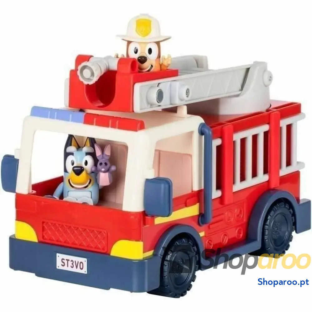 Camião de Bombeiros Moose Toys Camión bomberos Bluey Vermelho rouge