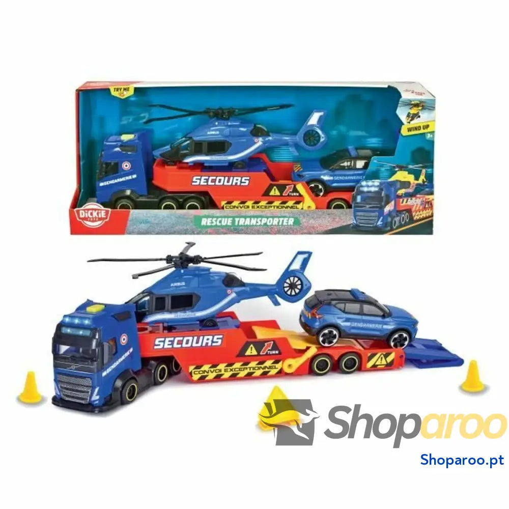 Camião Dickie Toys Rescue Transporter