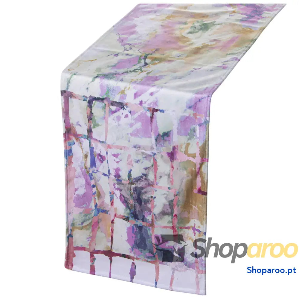 Caminho de Mesa Alexandra House Living Multicolor Têxtil 180 x 30 cm Veludo