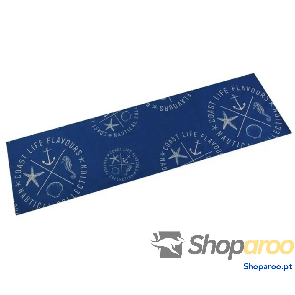 Caminho de Mesa Versa Nautical Poliéster (44,5 x 0,5 x 154 cm)