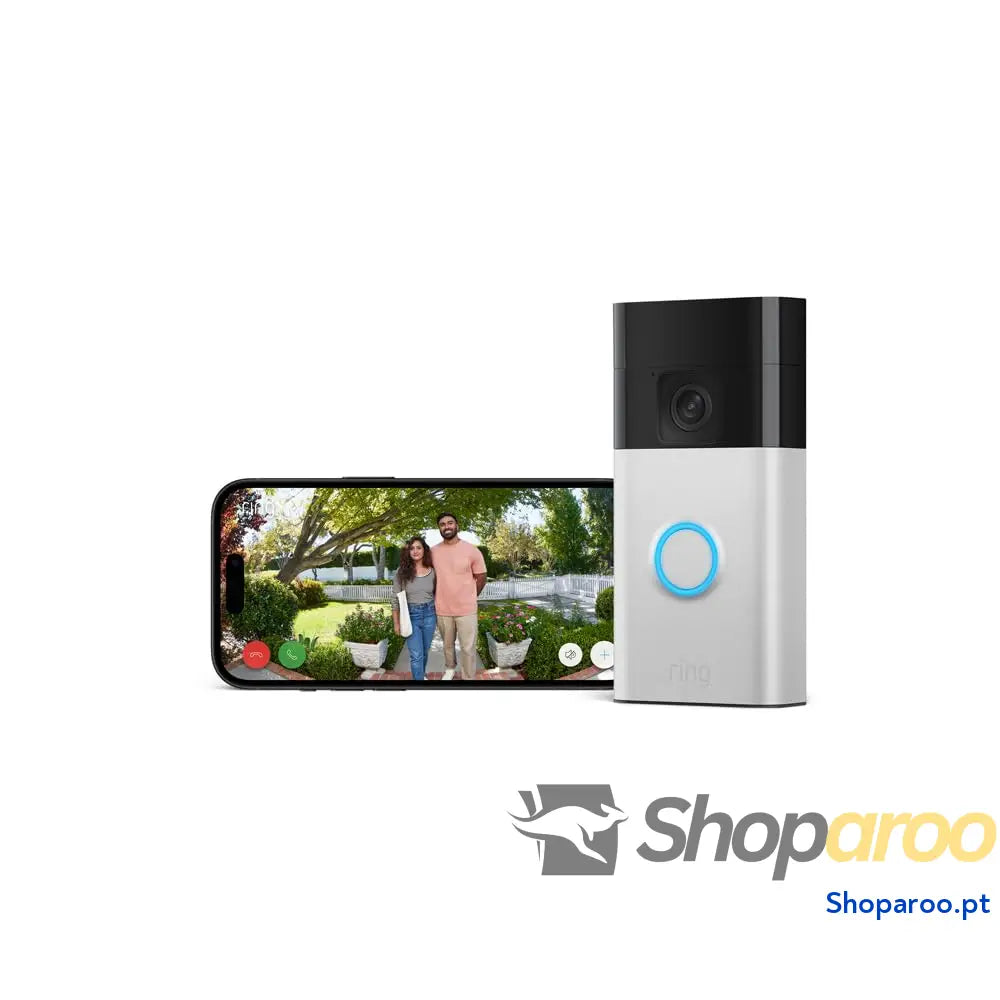 Campainha com vídeo e bateria (Battery Video Doorbell) (2024) HD de corpo inteiro instalação fácil por conta própria (5