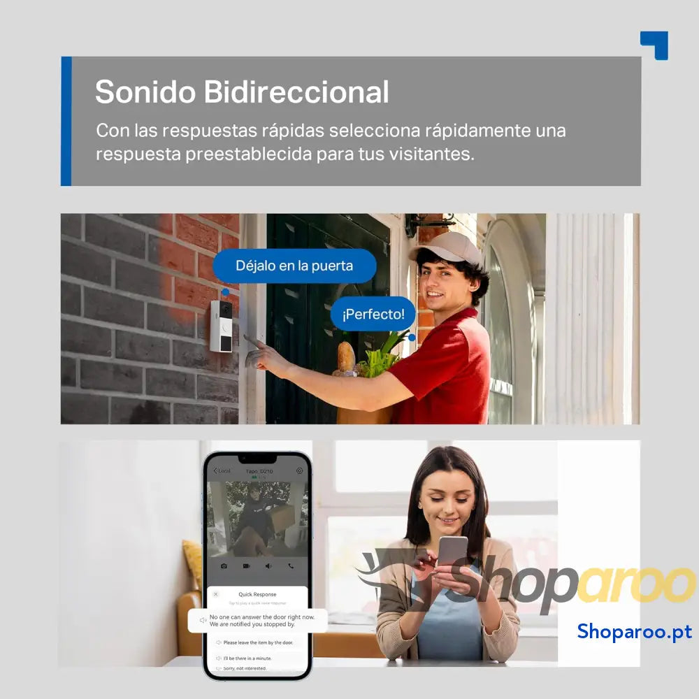 Campainha sem fios com câmara 2K campainha vídeo porteiro WiFi exterior à prova de água deteção movimento inteligente