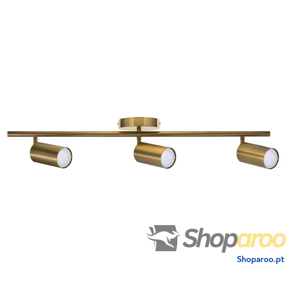 Candeeiro de teto Activejet AJE-SPECTRA 3P Dourado Metal 40 W