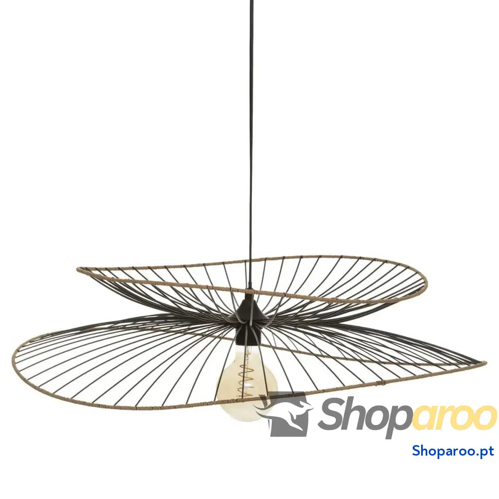 Candeeiro de teto Atmosphera Alara 40W Preto (Ø 69,5 x 17,5 cm)