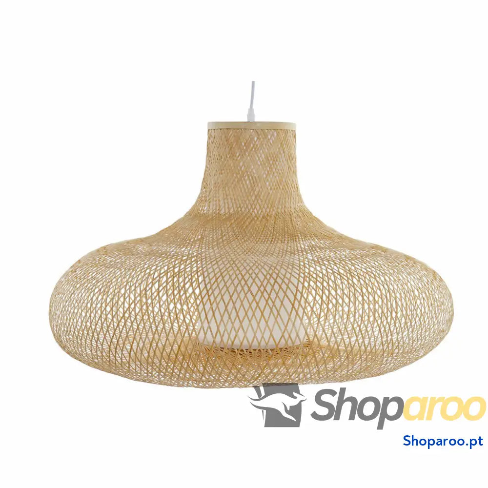 Candeeiro de teto DKD Home Decor Bambu 60 W (75 x 75 x 48 cm)