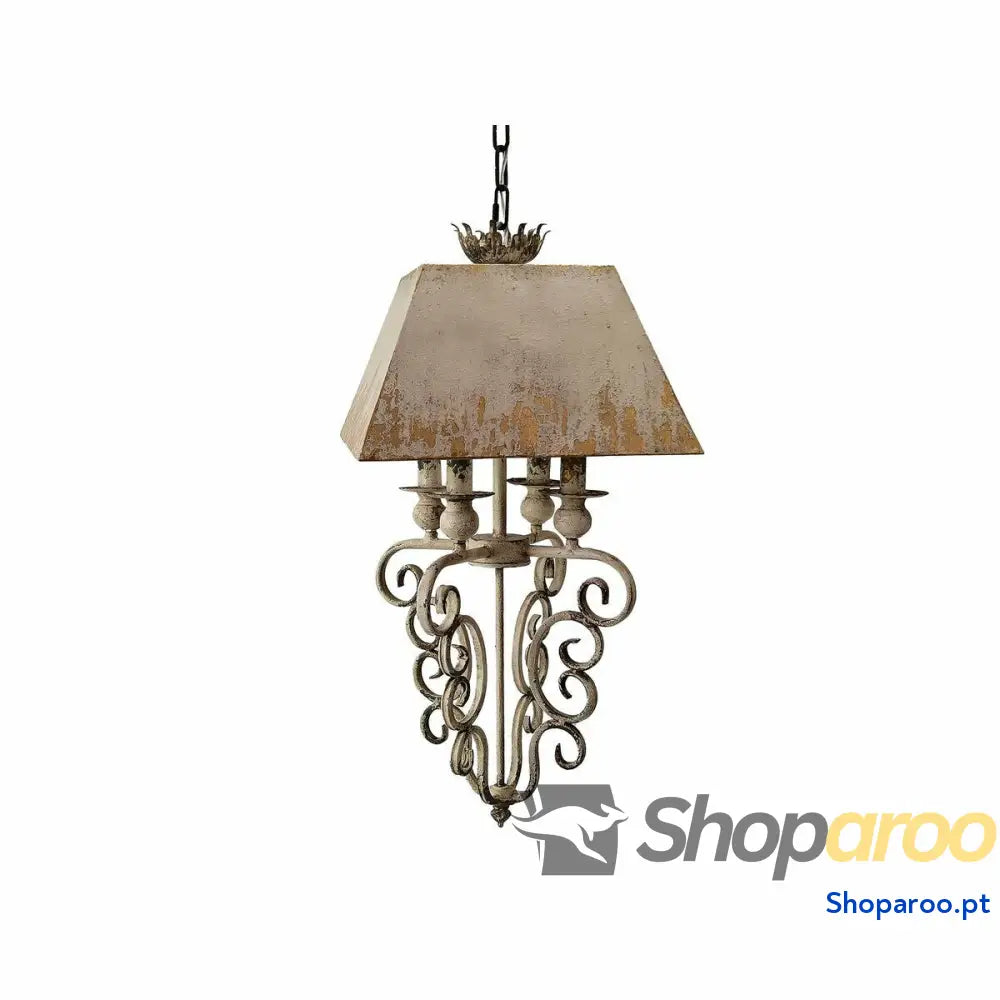 Candeeiro de teto DKD Home Decor Metal Neoclássico (37,5 x 37,5 x 73,5 cm)