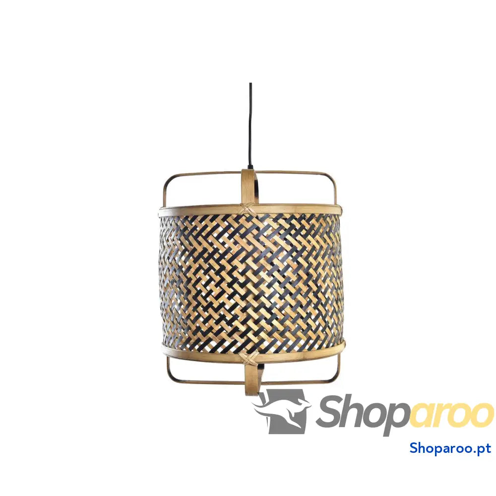 Candeeiro de teto DKD Home Decor Preto Castanho 220 V 50 W (36 x 36 x 48 cm)