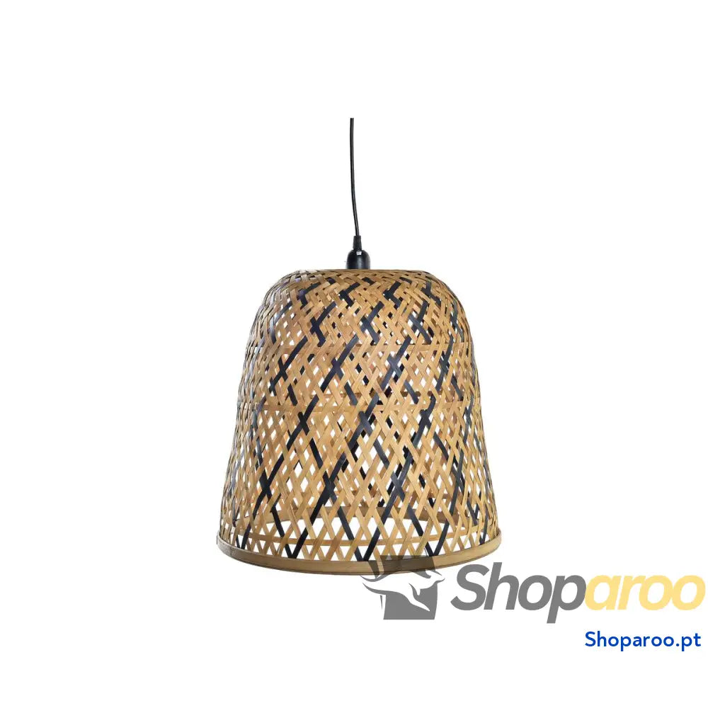 Candeeiro de teto DKD Home Decor Preto Castanho 220 V 50 W (41 x 41 x 39 cm)