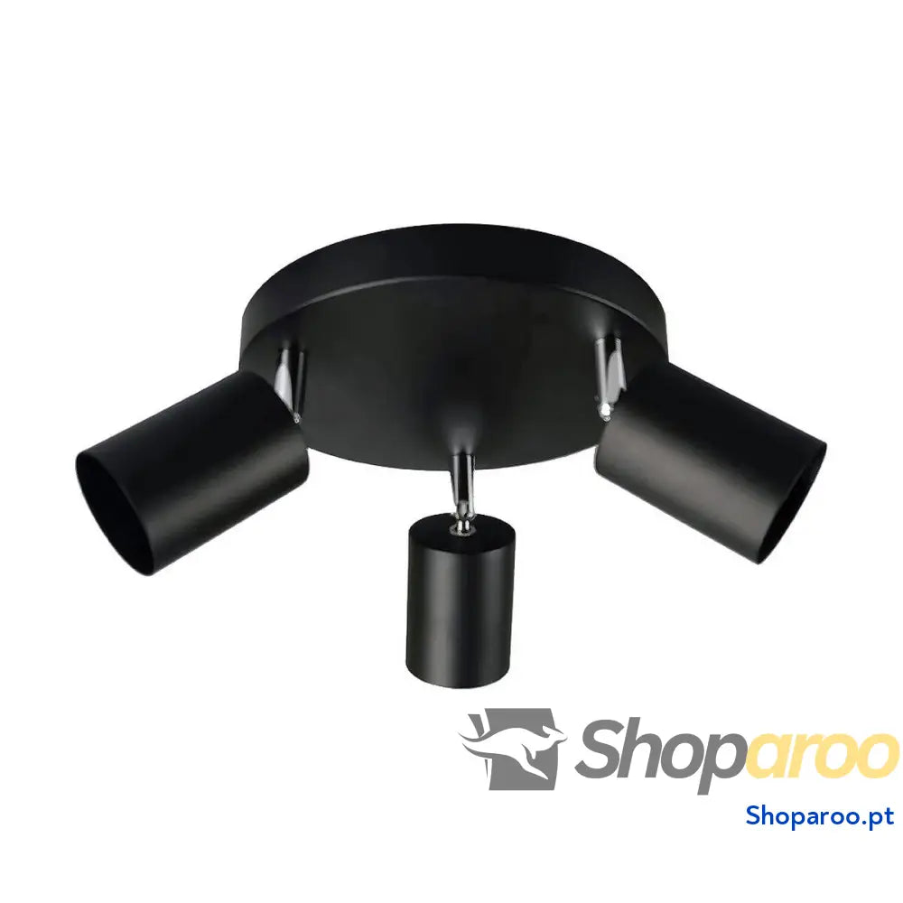 Candeeiro de teto EDM 32035 Preto Metal 50 W Ø 20 x 9 x 14,6 cm GU10