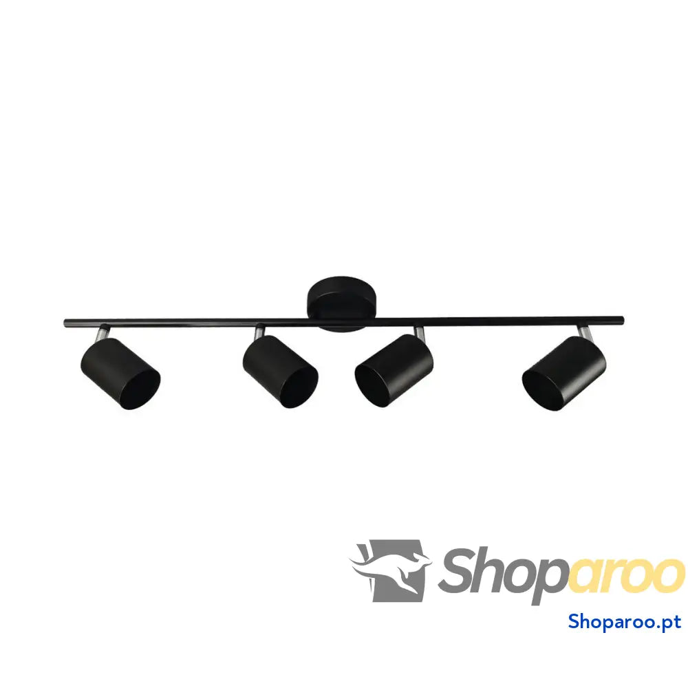Candeeiro de teto EDM 32036 Preto Metal 70 x 9 x 15,2 cm